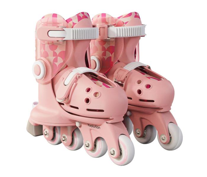 YVOLUTION Roleri za djecu TWISTA roze