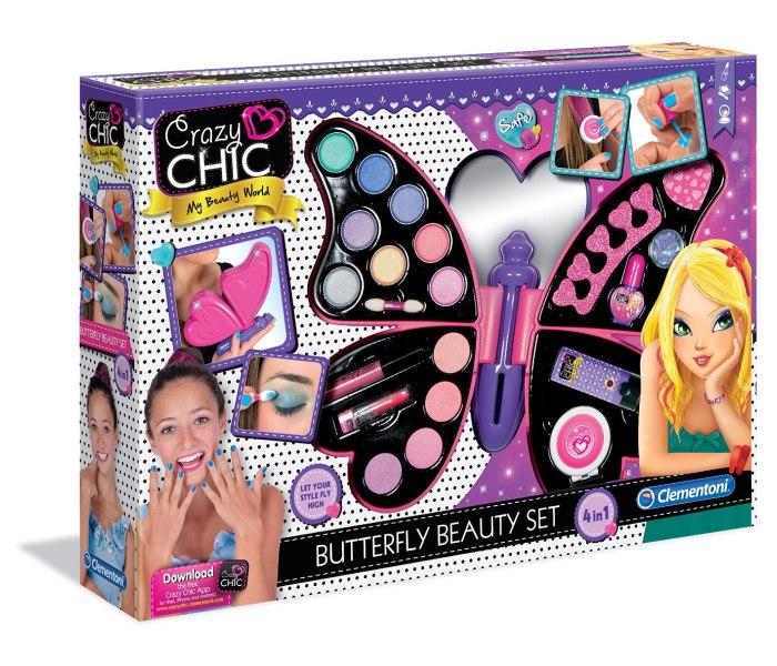 CLEMENTONI CRAZY CHIC Set šminke u obliku leptira