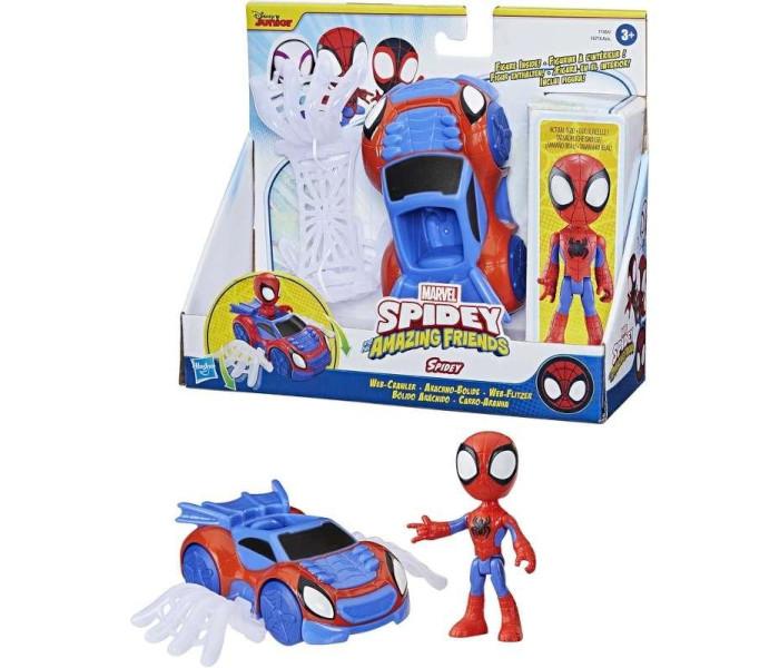 Spiderman Figura i vozilo asst, Crvena