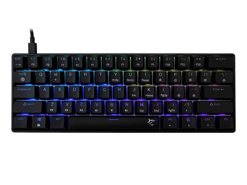 WHITE SHARK Tastatura Shinobi 2 TKL Mehanička 60% Crna