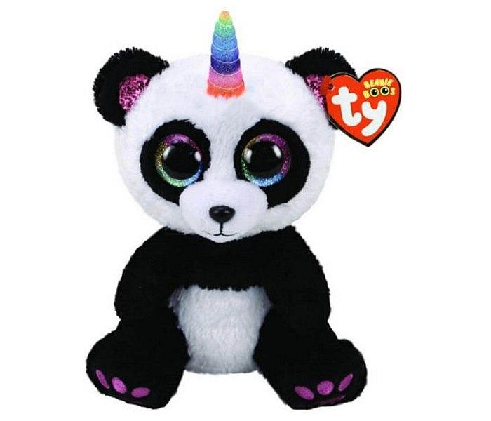 TY Plišana igračka panda Paris crno-bijela