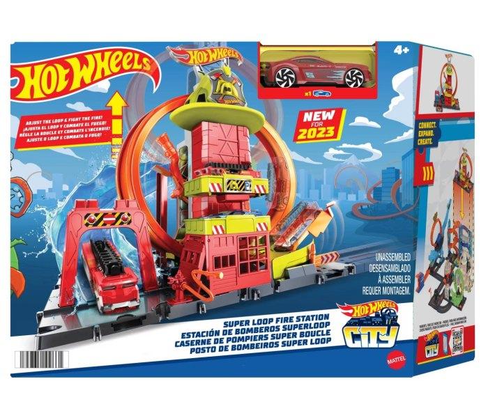 HOT WHEELS Gradska dječja igračka-vatrogasna stanica