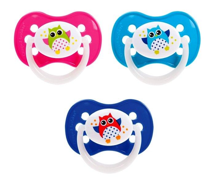 Canpol Varalica silikon,simetricna 18m+,1/1,sova ,Plava