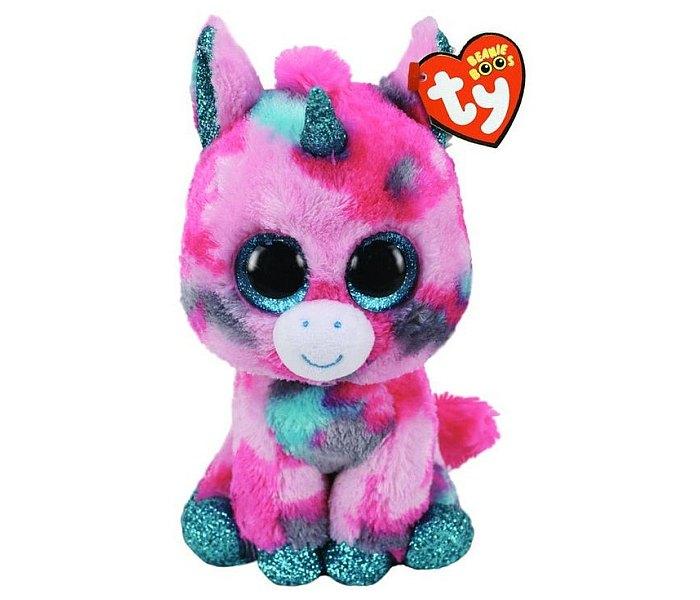 TI PLUSH BOOS GUMBALL, 15 cm - roze-aqua jednorog