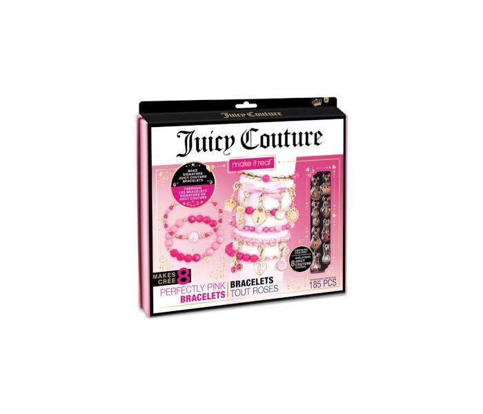 MAKE IT REAL Juicy Couture savršeno ružičaste narukvice Kreativni komplet za izradu nakita za djevojčice