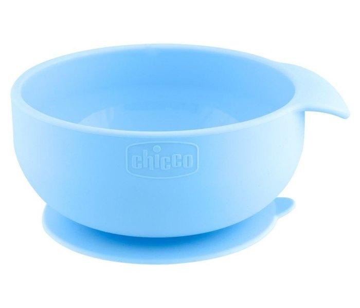 CHICCO Vakum silikonska ploča 6m+ plava