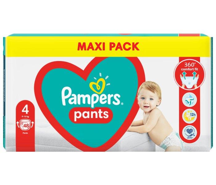 Pampers gaćice 4 maxi 48kom, Bijela