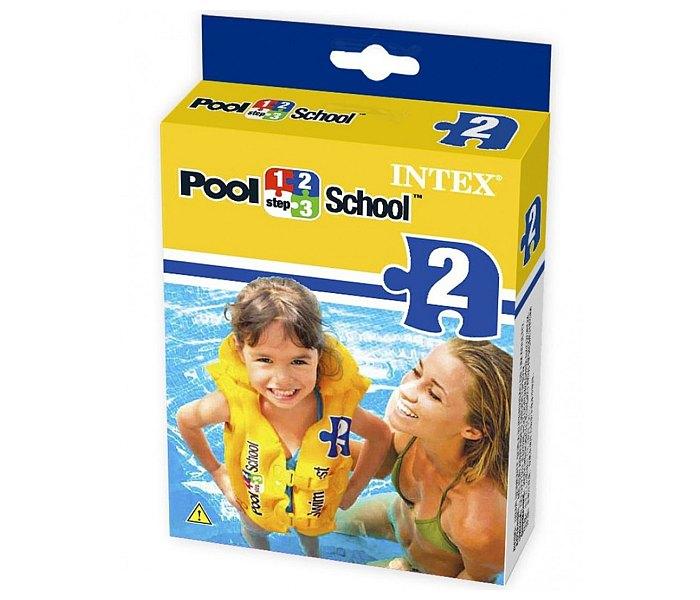 INTEX Dječji prsluk za plivanje PoolSchool 50x47cm žuti