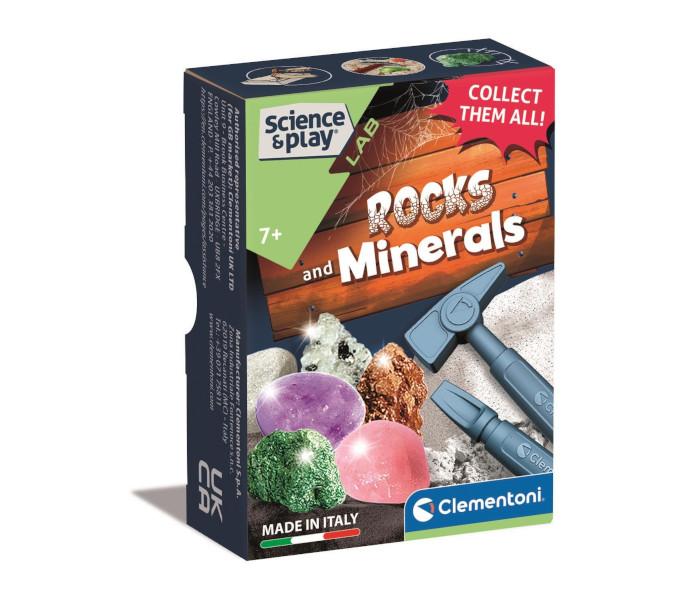 Clementoni Igračka science & play rocks and minerals, Šarena