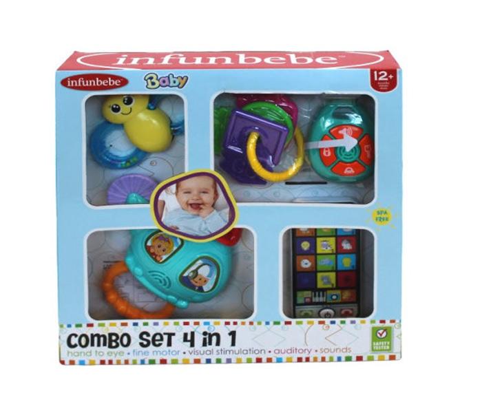 Infunbebe Igracka za bebe set kombo 4u1