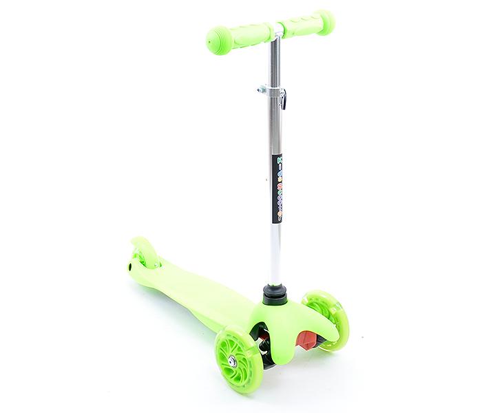 Kids Scooter Trotinet podešavajuca rucka 2 tocka naprijed zeleni. Zelena