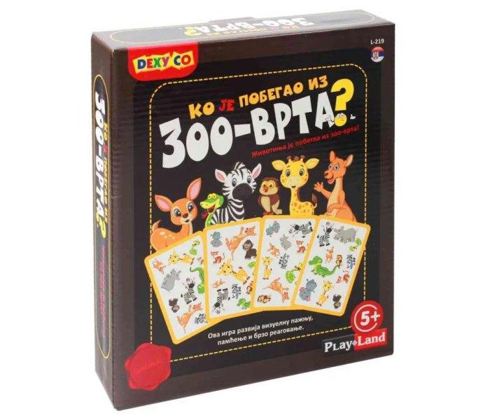 PLAY LAND Obrazovna društvena igra Tko je pobjegao iz zoološkog vrta