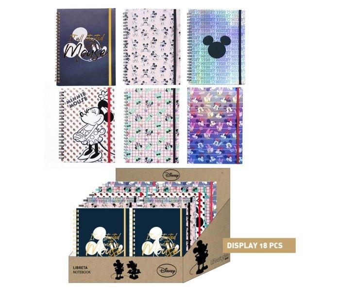 CERDA sveska sa spiralnim Disney Mickey Mouse roze