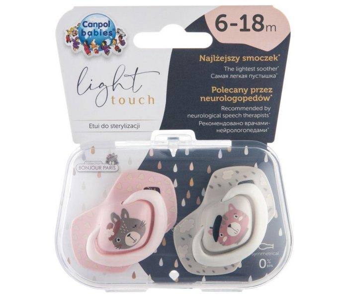 CANPOL BABIES Silikonska lutka za bebe Bonjour Paris 6-18M 2/1 pink
