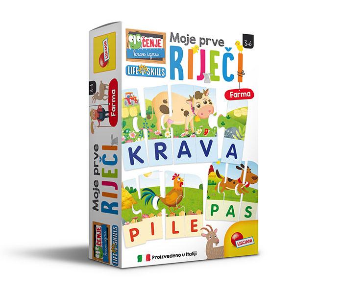 Lisciani Montesori - prve rijeci -farma, Šarena