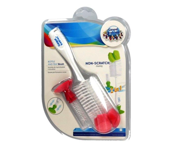 CANPOL Četka za bočice i dude 56/122 bijelo-zelena