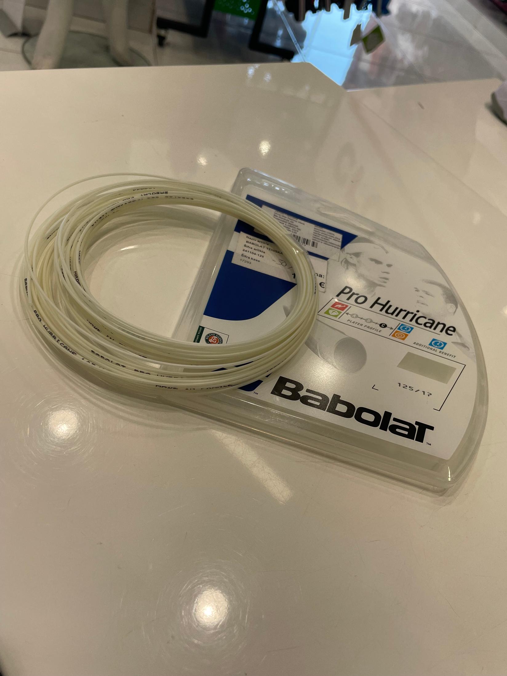 Babolat Teniska Žica Hurricane 12M/1.25