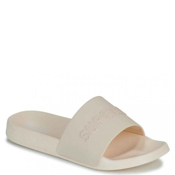 Superdry Slippers Papuče Ženske, Bijela