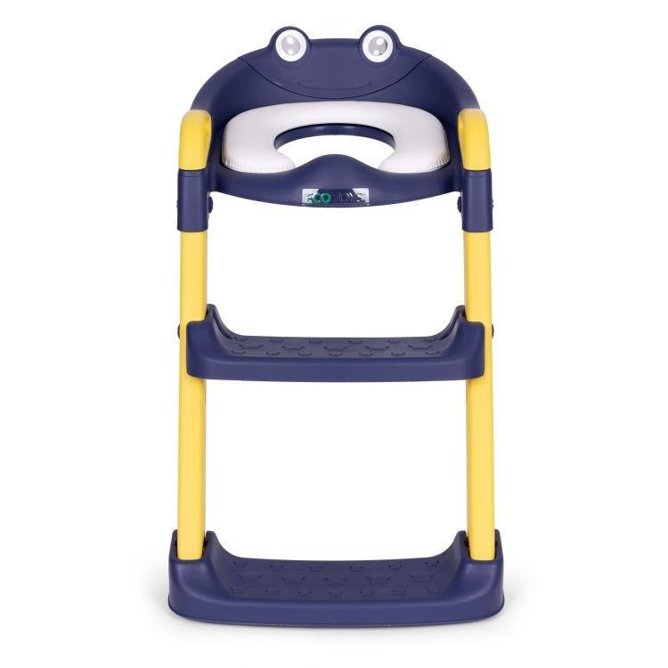 ECOTOYS Adapter za dječiju WC šolju sa stepenicom, Teget