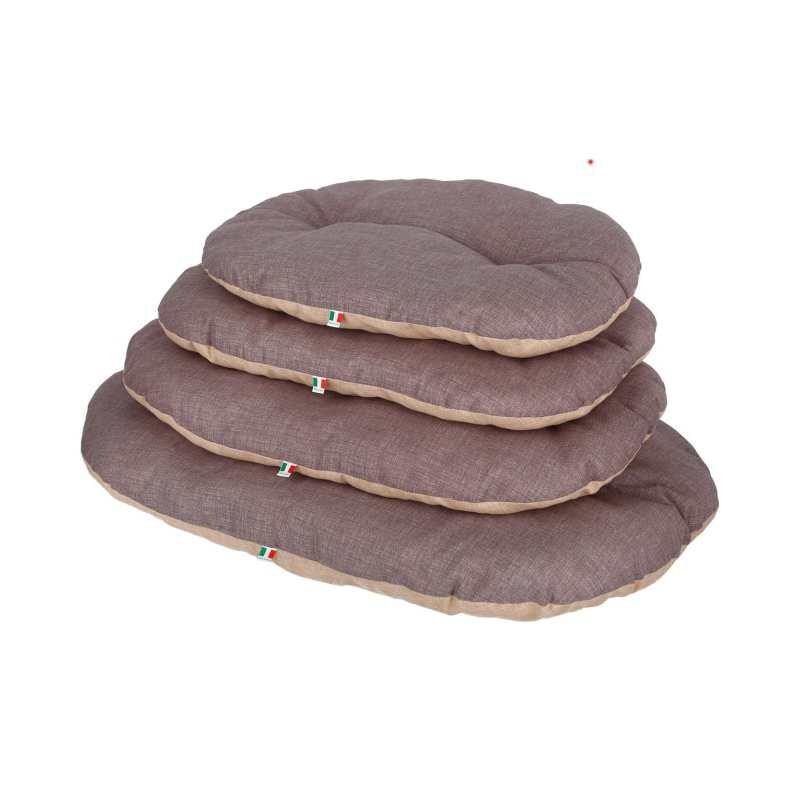Kerbl Jastuk 64x48 cm 1 komad Pet Cushion Loneta 80354, Braon-siva,Smeđa (braon)