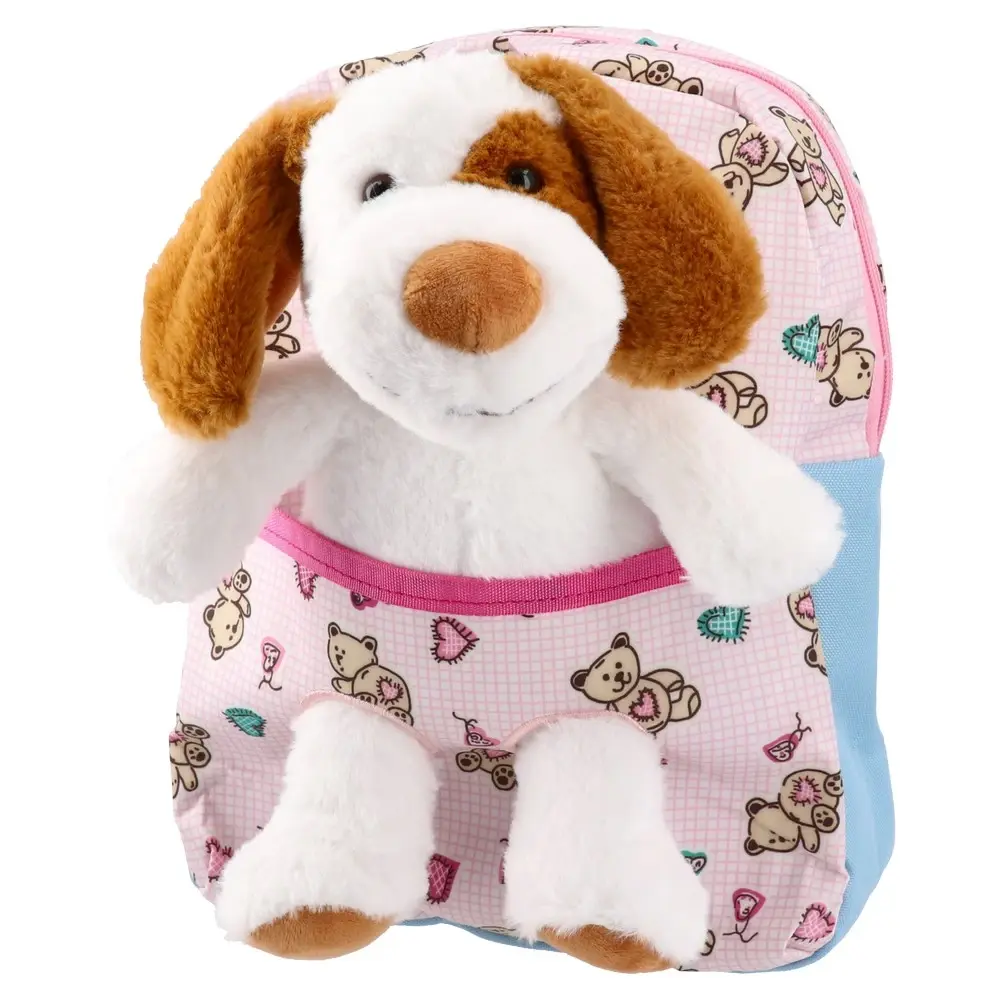 Sazio Neo predškolski ruksak Dog Lush 10, roze boje