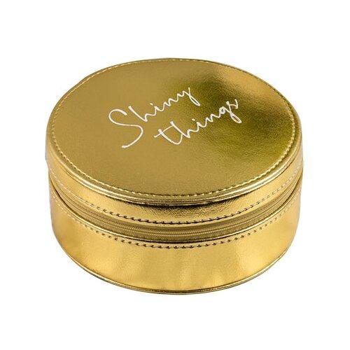 Widdop Kutija Za Nakit Sophia Leatherette Gold Glitter