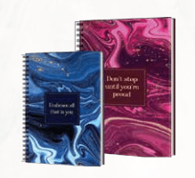 Notes Marble B5 Spirala