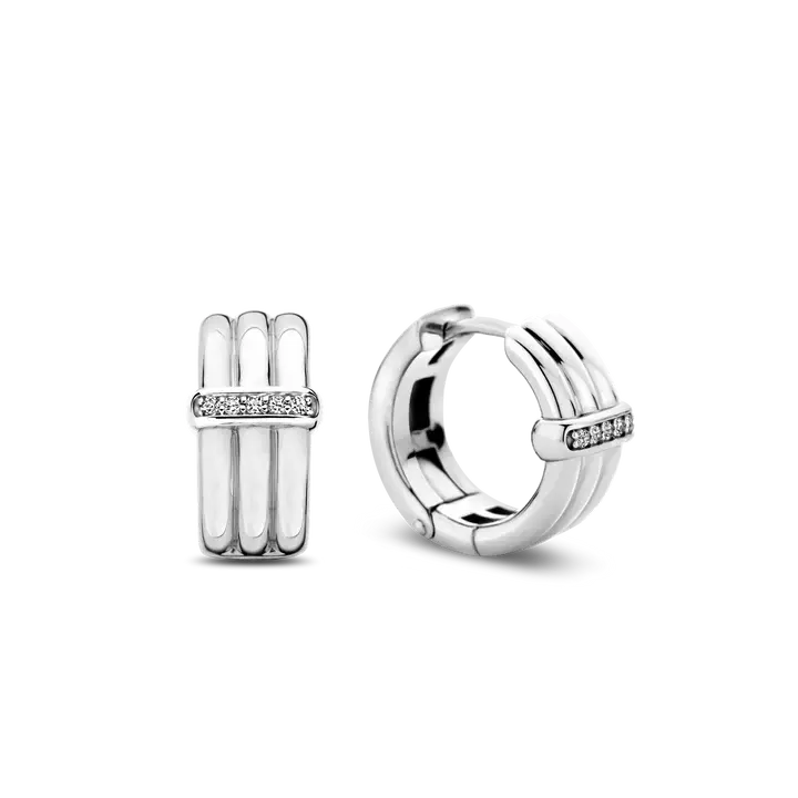 TI SENTO Minđuše 7979Zi ,Srebro 925