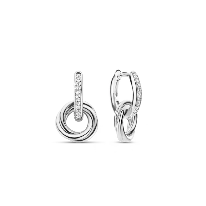 TI SENTO Minđuše 7857Zi ,Srebro 925