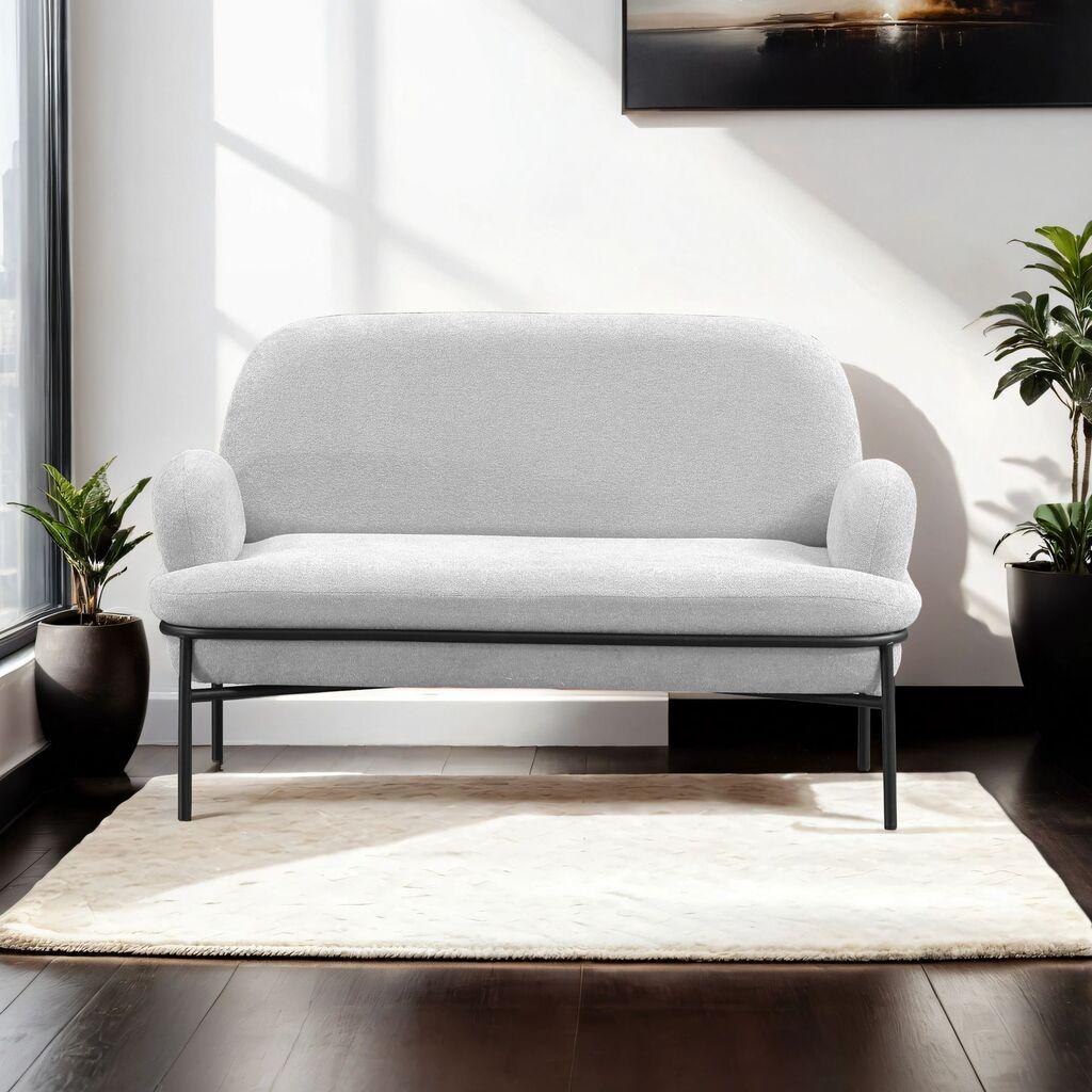 Atelier del Sofa Dvosjed Aster, 140 x 80 x 53 cm, Bijela