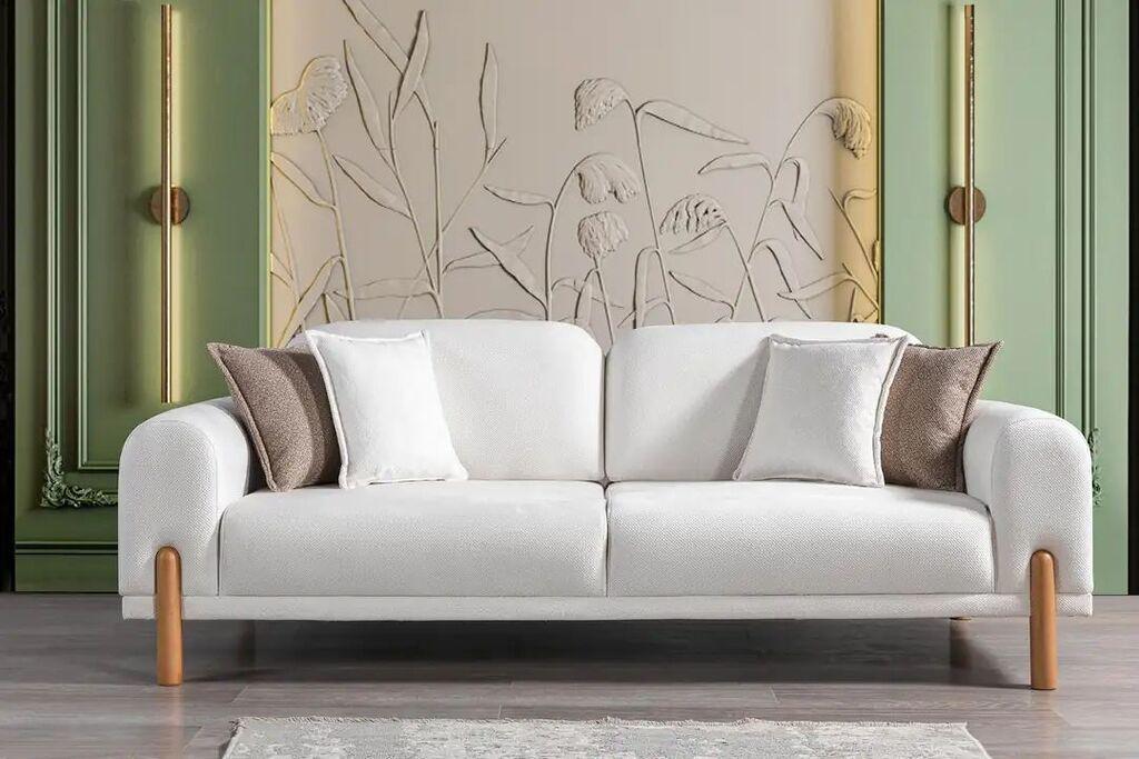 Atelier del Sofa Class Bohem sofa na rasklapanje, 228 x 93 x 83 cm, krem