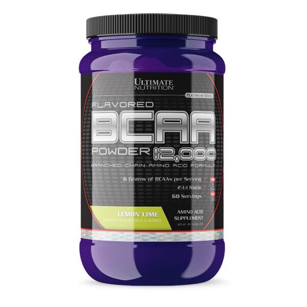 Ultimate Nutrition Aminokiseline BCAA 12000 Powder, Limun, 457 g