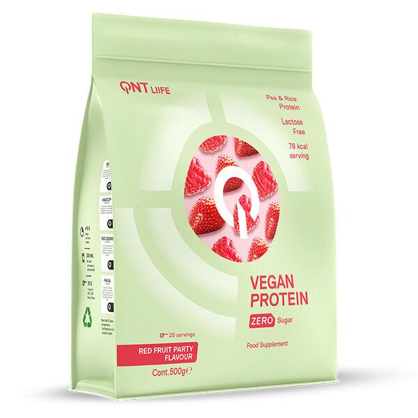 QNT Vegan protein, Crveno voće, 500 g