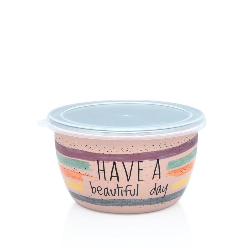 Metalac posuda za čuvanje hrane "Have A Beautiful Day" 14cm/1.1l