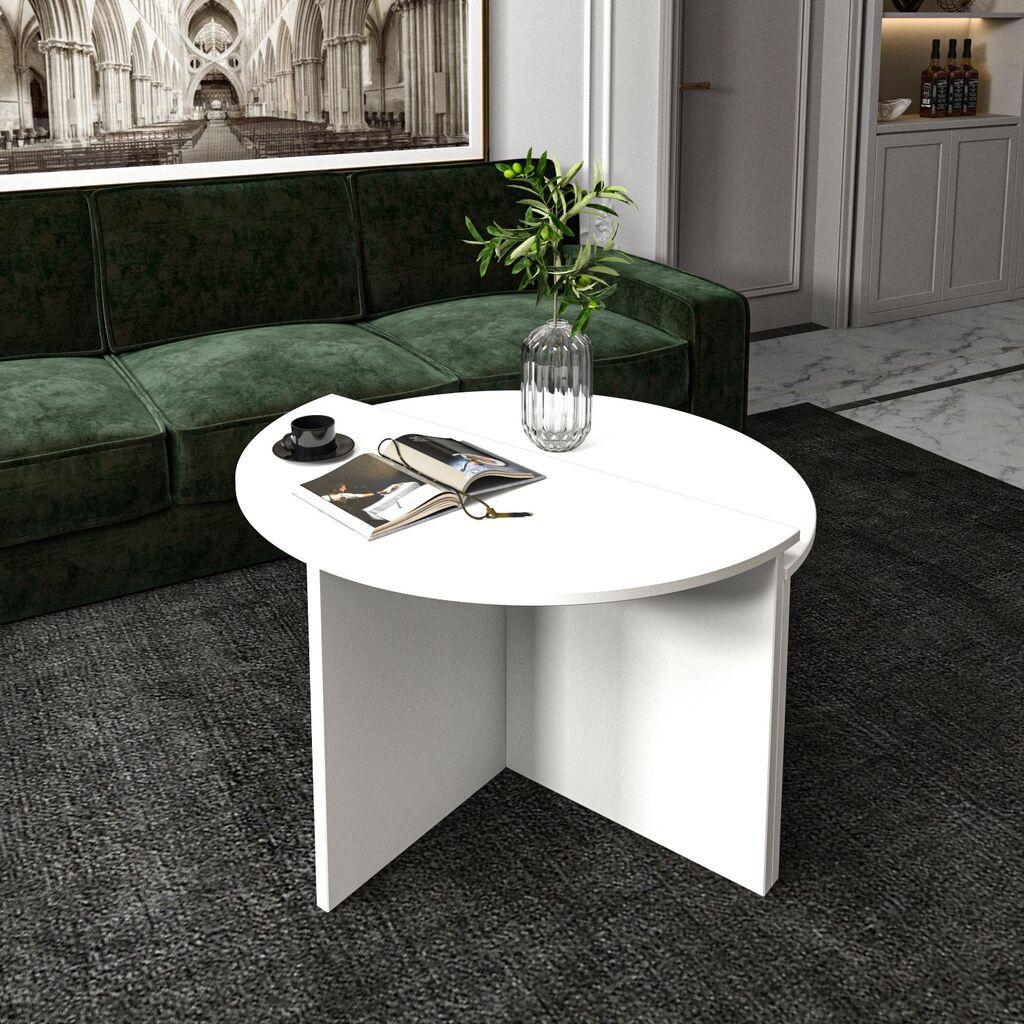 Hanah Home Klub sto Dolunay 70x51,8x38cm Bijeli