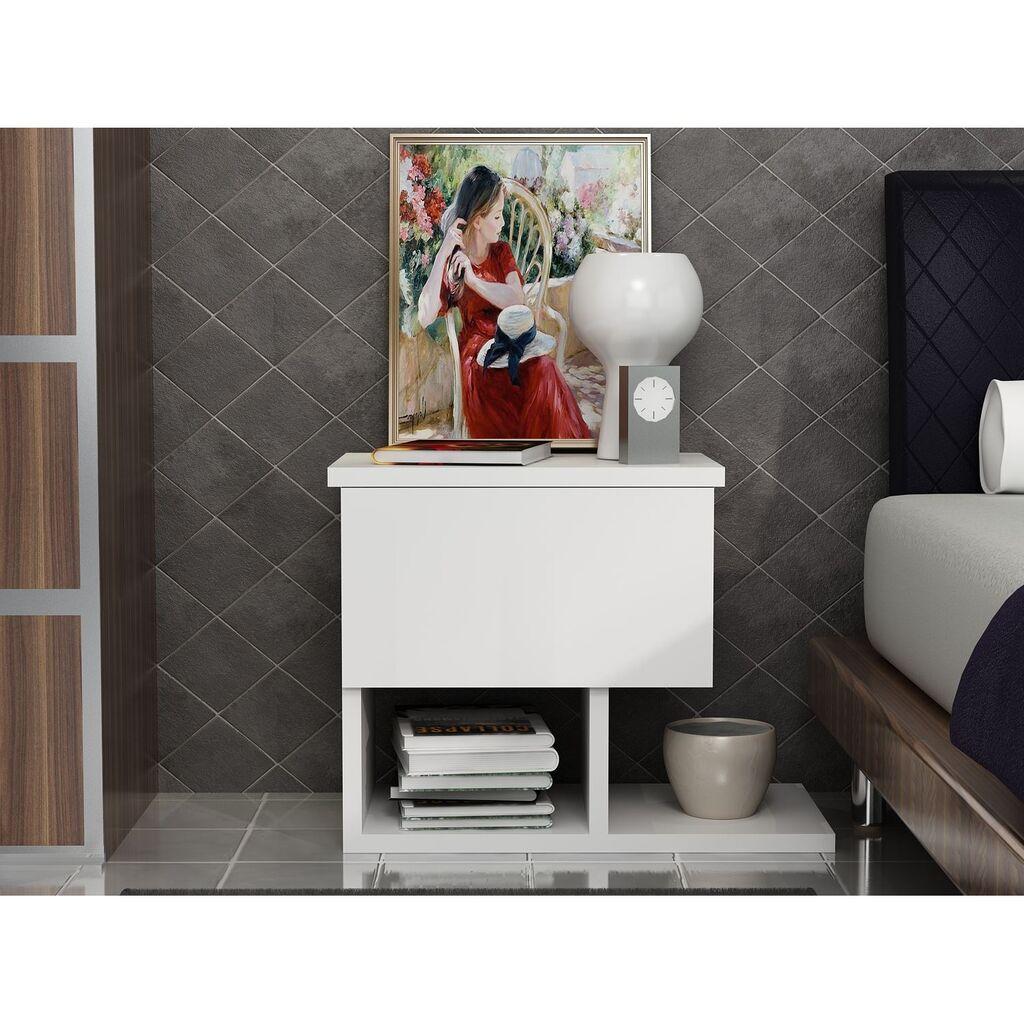 Hanah Home Pomoćni stolić-komoda Yasso, bijela