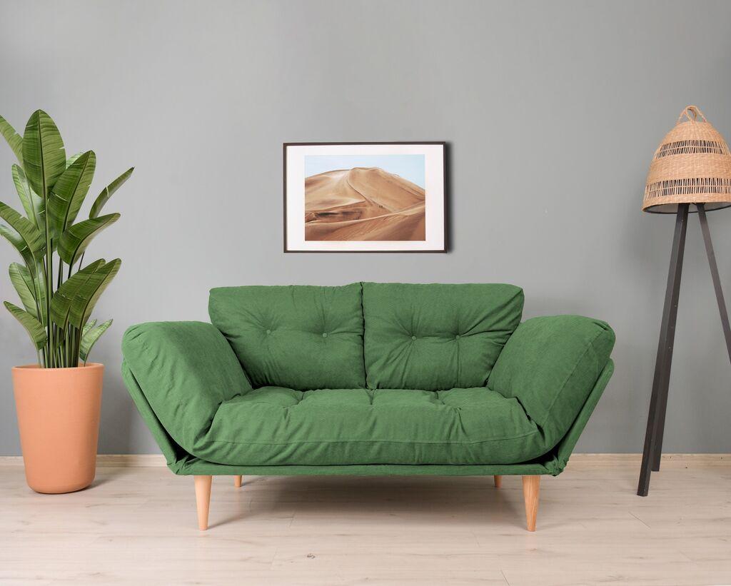 Atelier del Sofa GR106 Nina sofa na razvlačenje, zelena