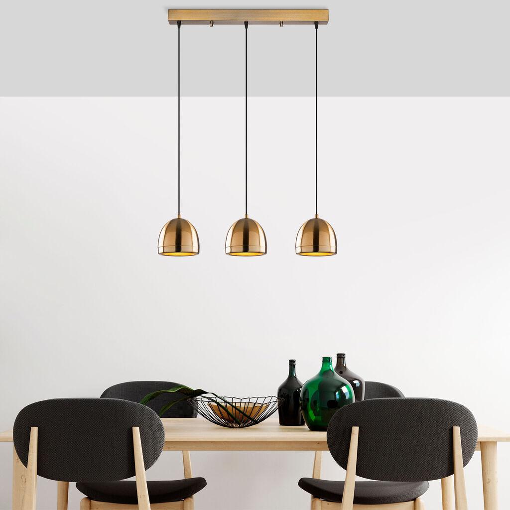 Opviq Luster Mugo-10669, 62x17x110 cm, 3xE27, IP20, Bakrene boje