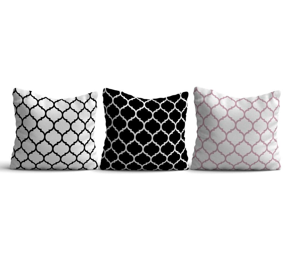 Aberto Design Set od 3 jastučnice 43x43cm Šarene