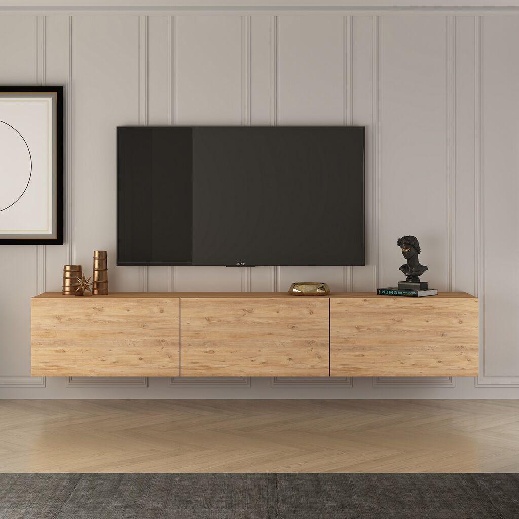 Hanah home TV Chest West Beige