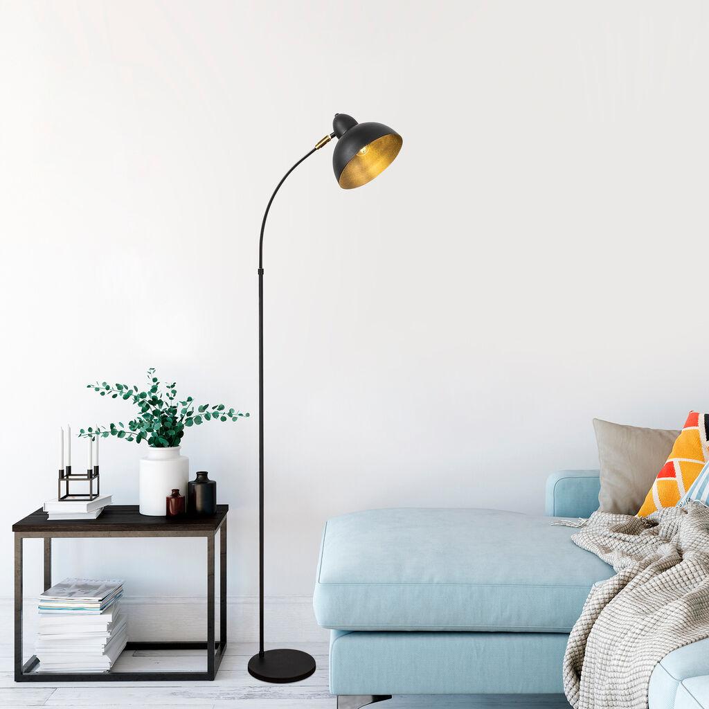 Opviq Varzan 10855 Podna lampa, Crna