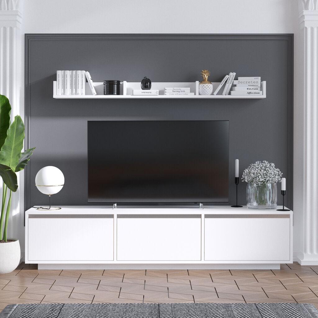 Hanah home TV Chest Prag White