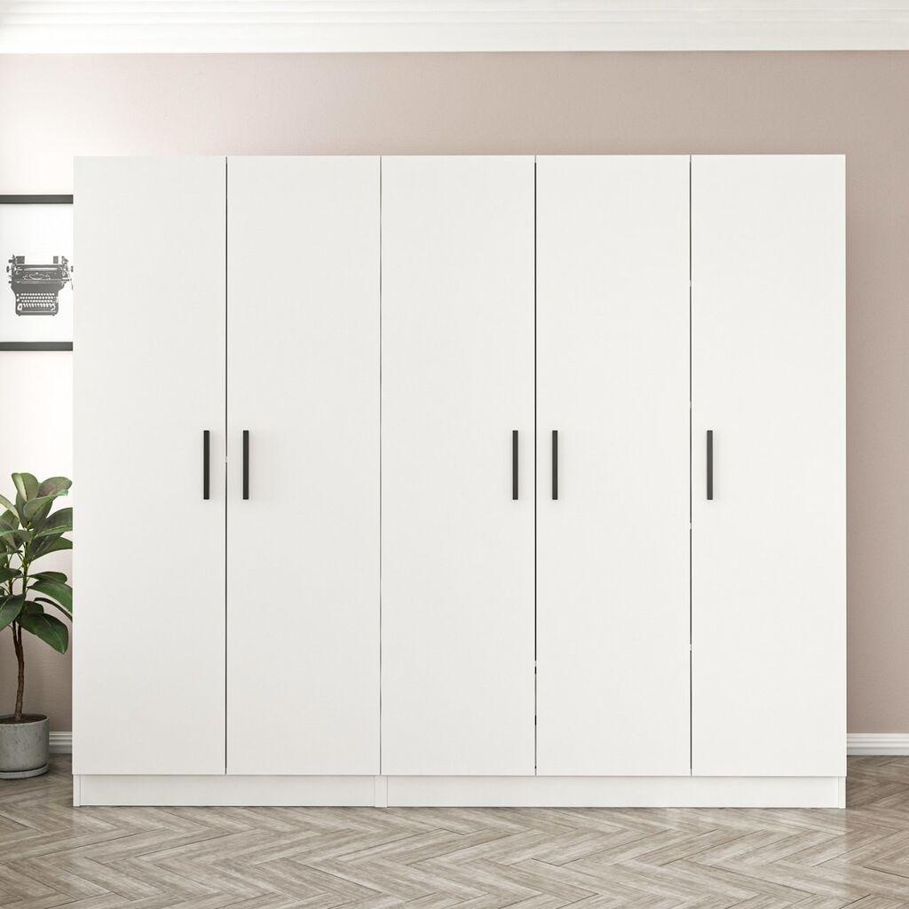 Hanah home Ormar Kale 225x190x52cm Bijeli