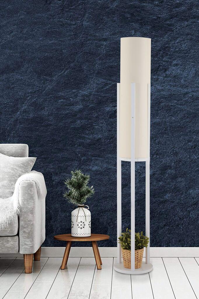 Opviq Circle Dor Podna lampa, Bijela