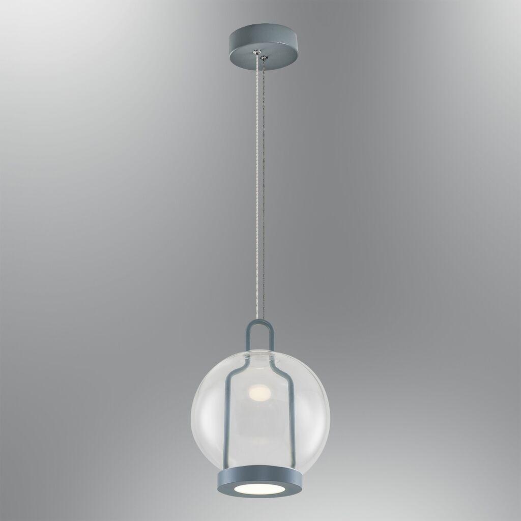 Opviq Luster 3434-1A-16, 13W, LED, 3000K, 1300 Lm, 120 cm,, Siva