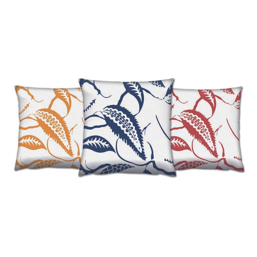 Aberto Design AC 4518 4517 4519 Set od 3 ukrasna jastuka, 43 x 43 cm, Šareni