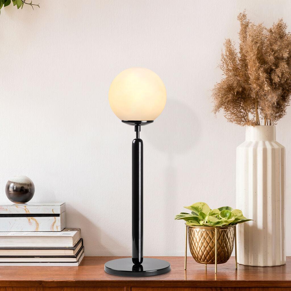 Opviq Stona lampa E14 Grlo, Crno-krem