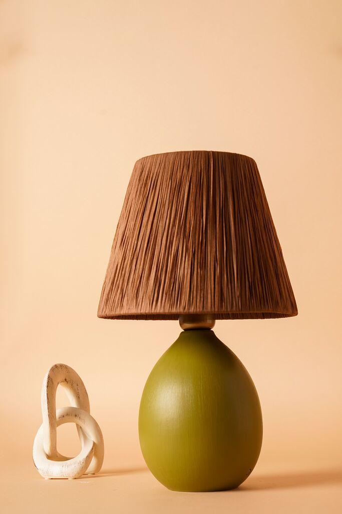 Opviq YL523 Stona lampa, zeleno-smeđa