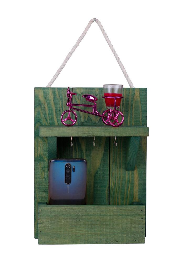 Aberto Design Polica za ključeve 214, 31x24x8cm, Zelena