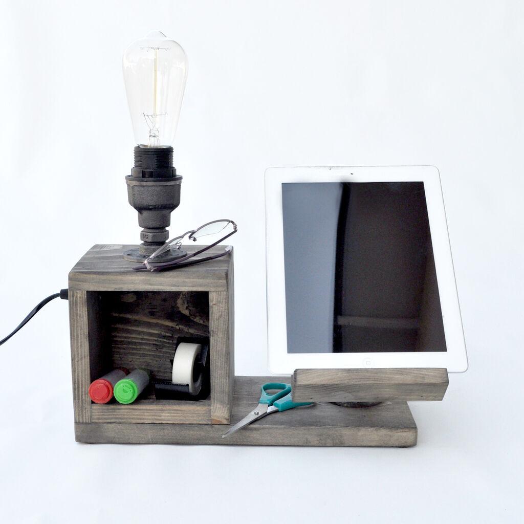 Opviq Stona lampa E27 Grlo, Crna